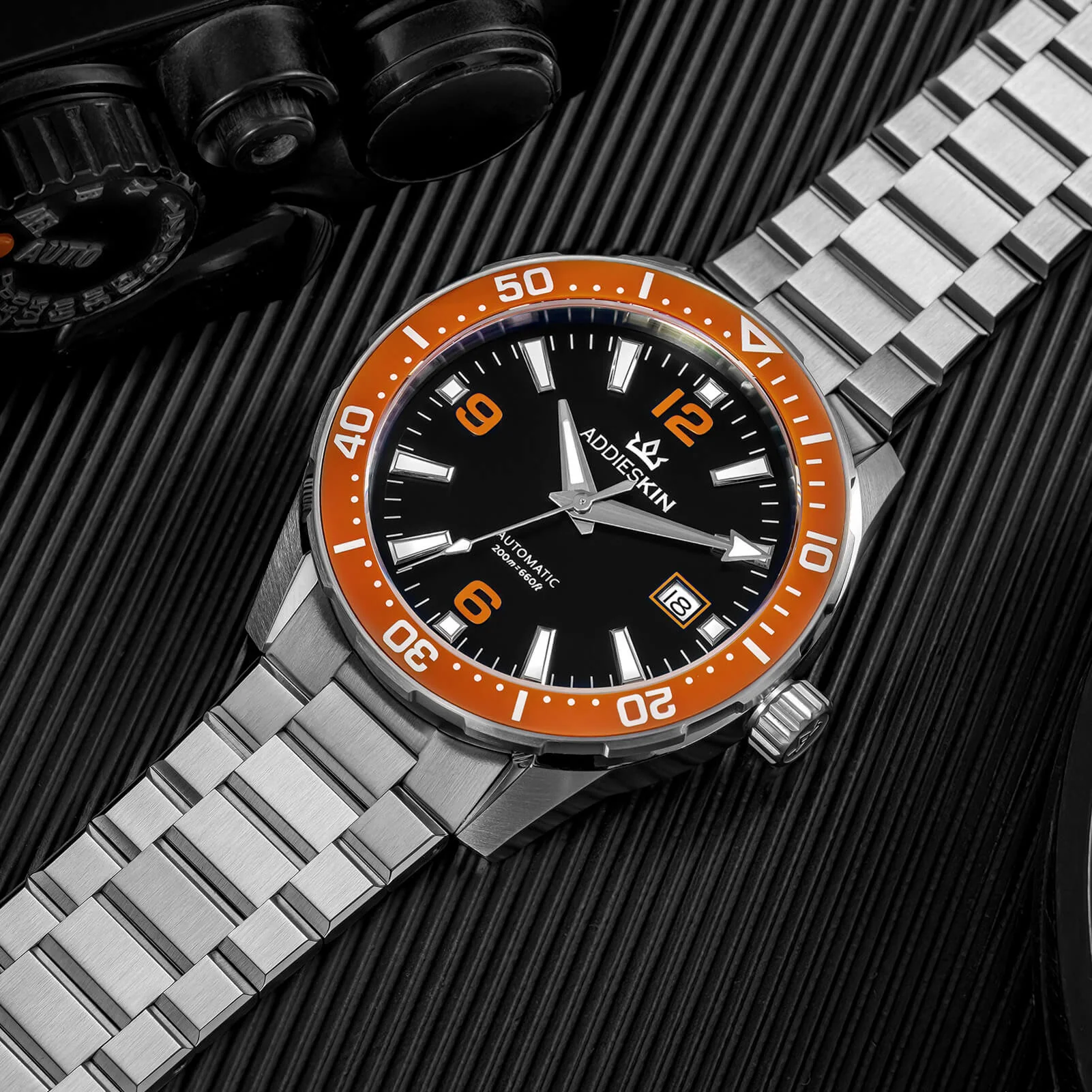 AddiesKIN Orologio da uomo di lusso 40 mm con movimento Miyota 9015 – Modello K009 - Image 7