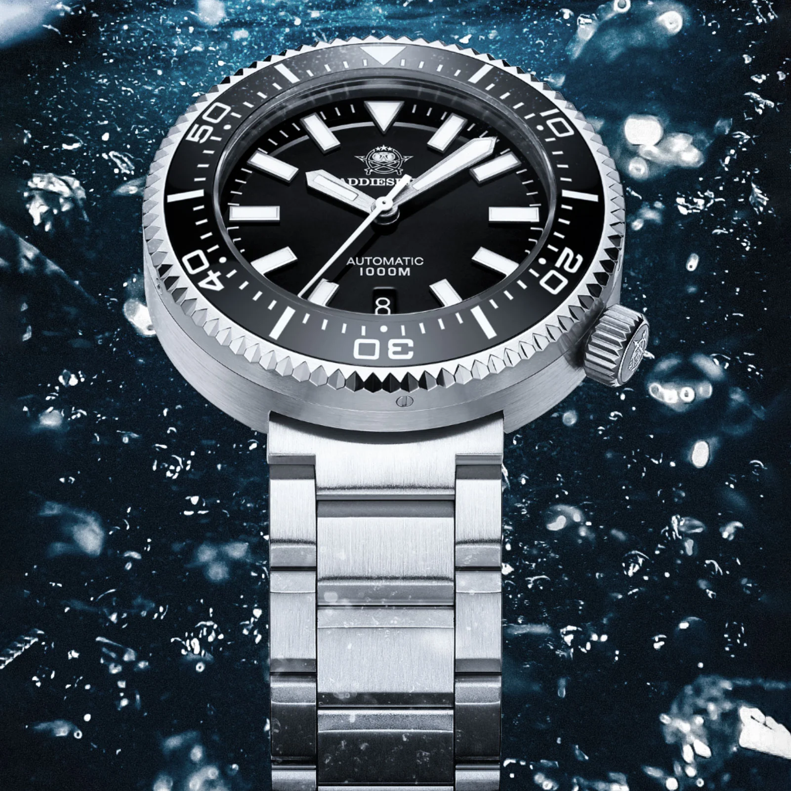 ADDIESDIVE Diver 1000M Orologio subacqueo professionale 45mm (MY-H6) - Image 8