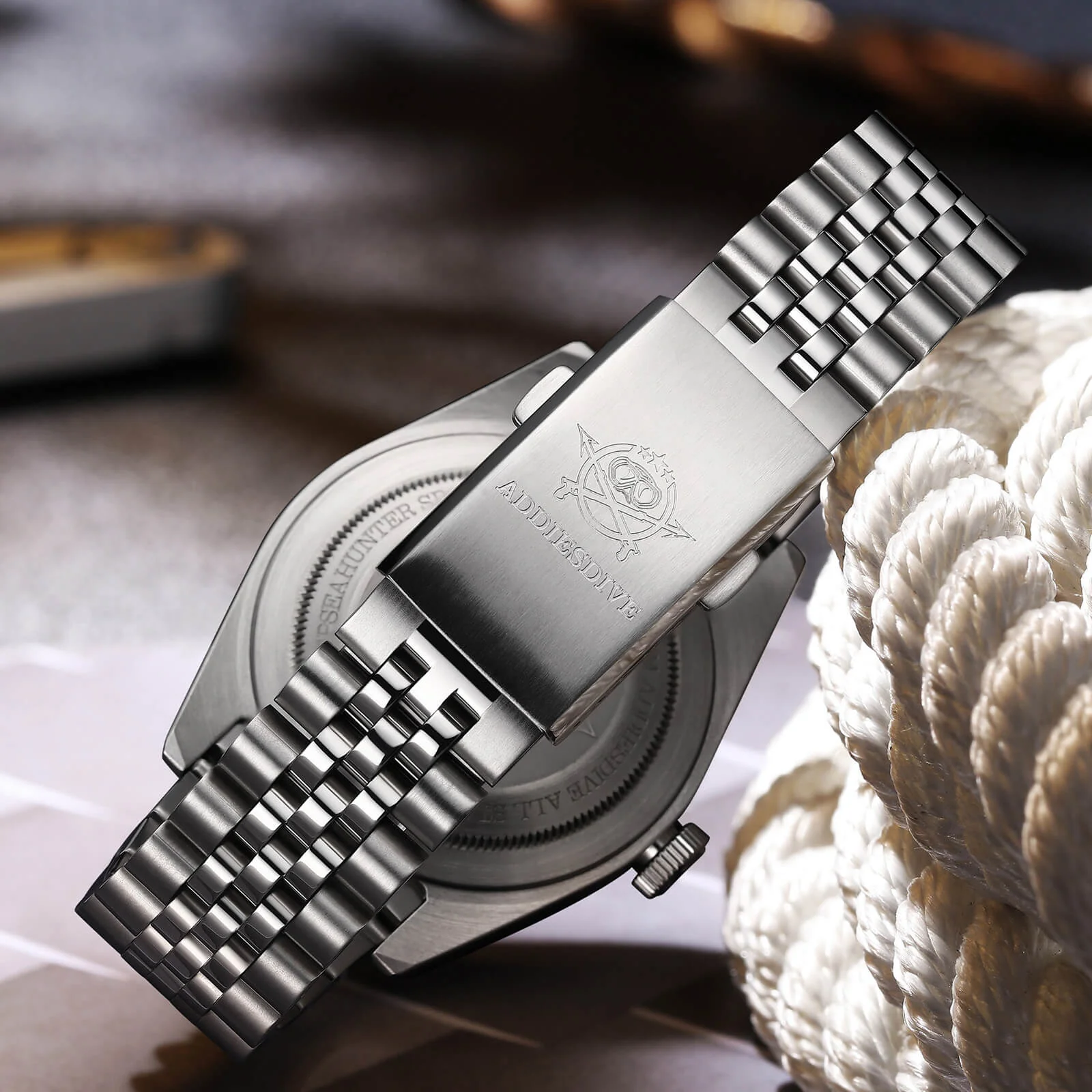 ★Saldi Anniversario★ADDIESDIVE 39mm Orologio al Quarzo BB58 GMT AD2044 - Image 30