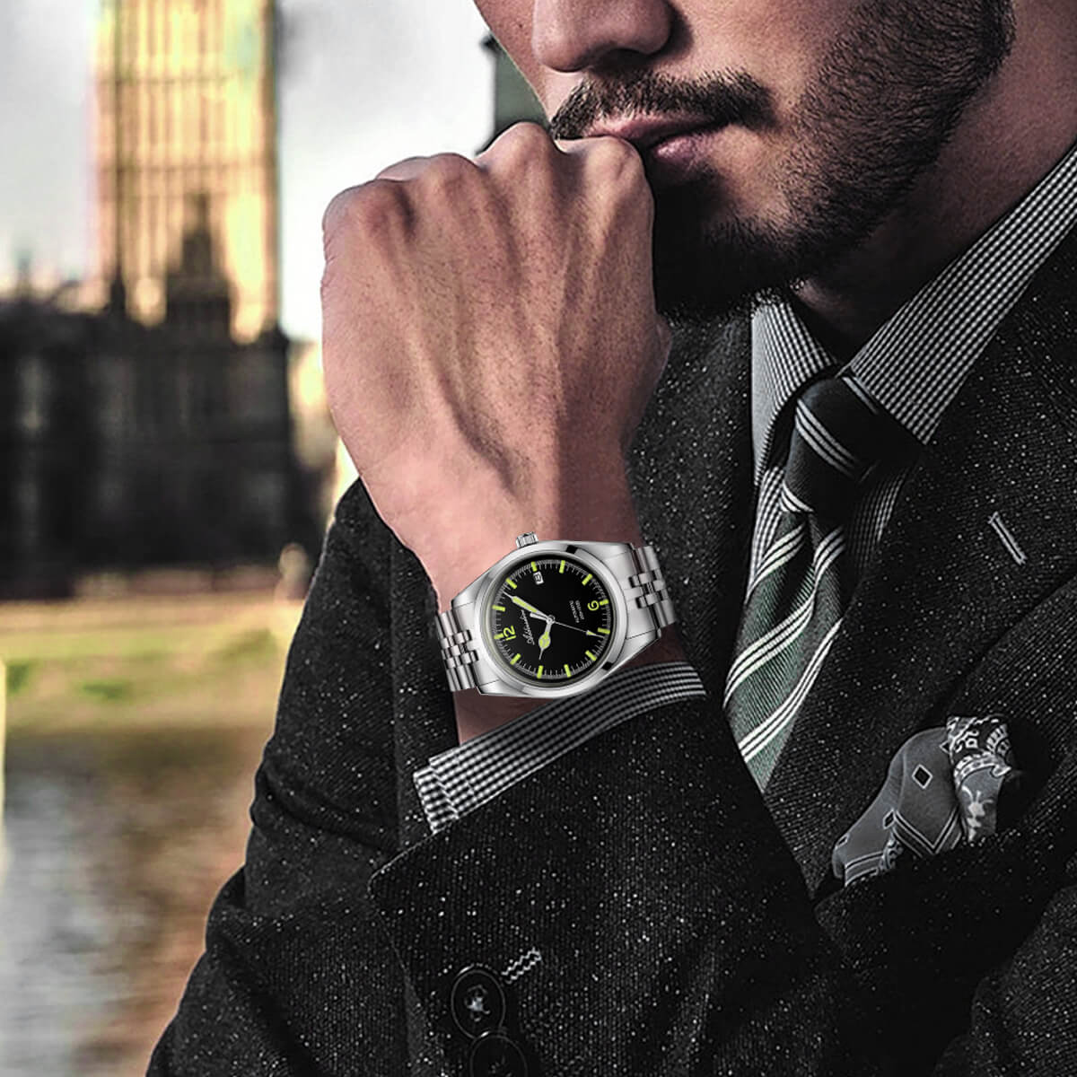 Addiesdive Orologio automatico da 39 mm Diver's 100M NH35 (AD2038) - Image 11