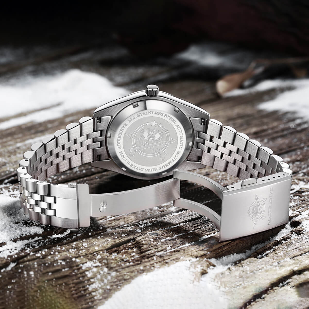 Addiesdive Orologio automatico da 39 mm Diver's 100M NH35 (AD2038) - Image 6