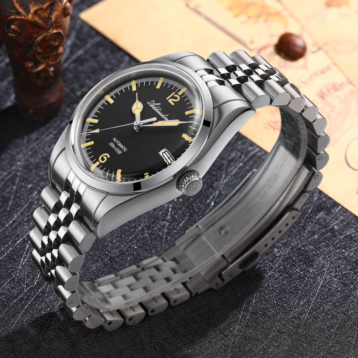 Addiesdive Orologio automatico da 39 mm Diver's 100M NH35 (AD2038) - Image 8