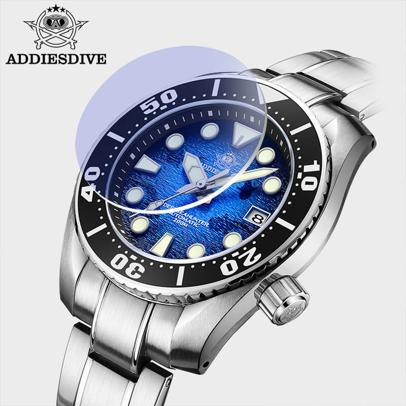 ADDIESDIVE Orologio Subacqueo Automatico 200 Metri Impermeabile AD2117 - Image 4