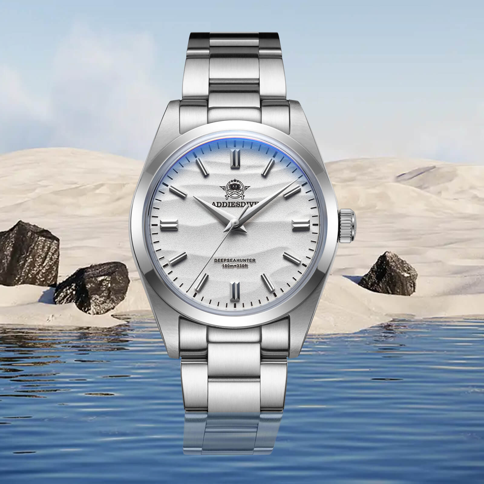 ★Saldi Anniversario★Orologio al quarzo ADDIESDIVE da 36 mm con movimento VH31 AD2030 - Image 15