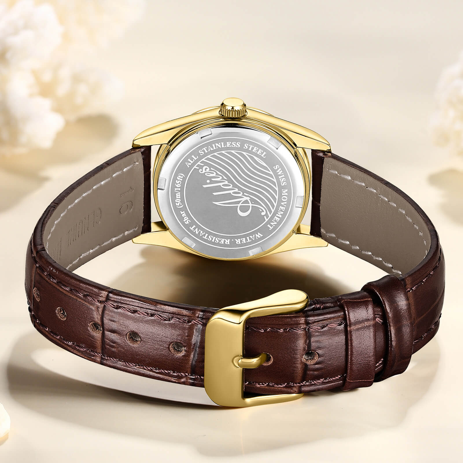 ★Nuovi Arrivi★Orologio da donna di lusso Addies da 28 mm con movimento al quarzo AW25901 - Image 13