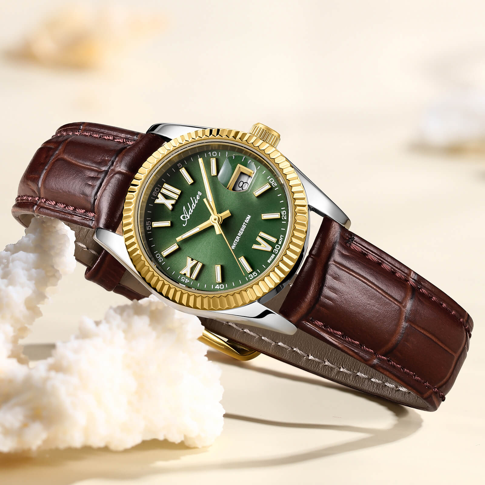 ★Nuovi Arrivi★Orologio da donna di lusso Addies da 28 mm con movimento al quarzo AW25901 - Image 16