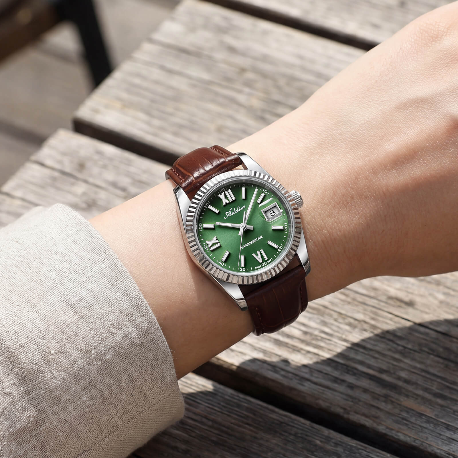 ★Nuovi Arrivi★Orologio da donna di lusso Addies da 28 mm con movimento al quarzo AW25901 - Image 21