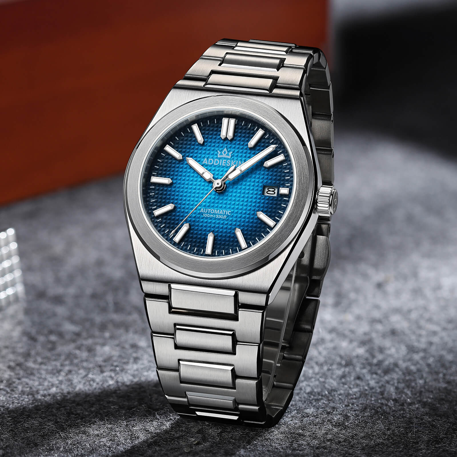 Orologio da uomo ADDIESKIN K004 "Waffle Elegance" automatico 9015 - Image 12