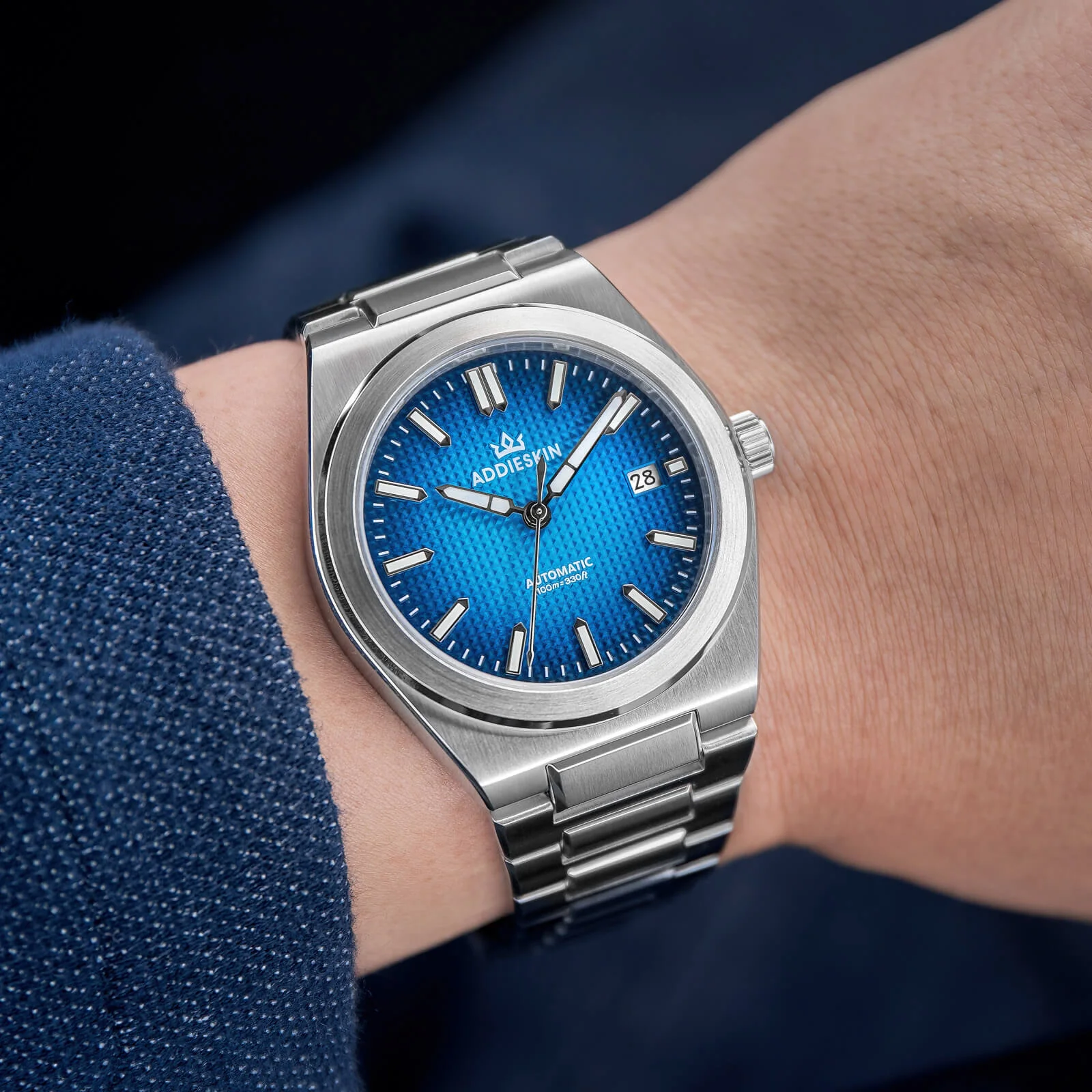Orologio da uomo ADDIESKIN K004 "Waffle Elegance" automatico 9015 - Image 15
