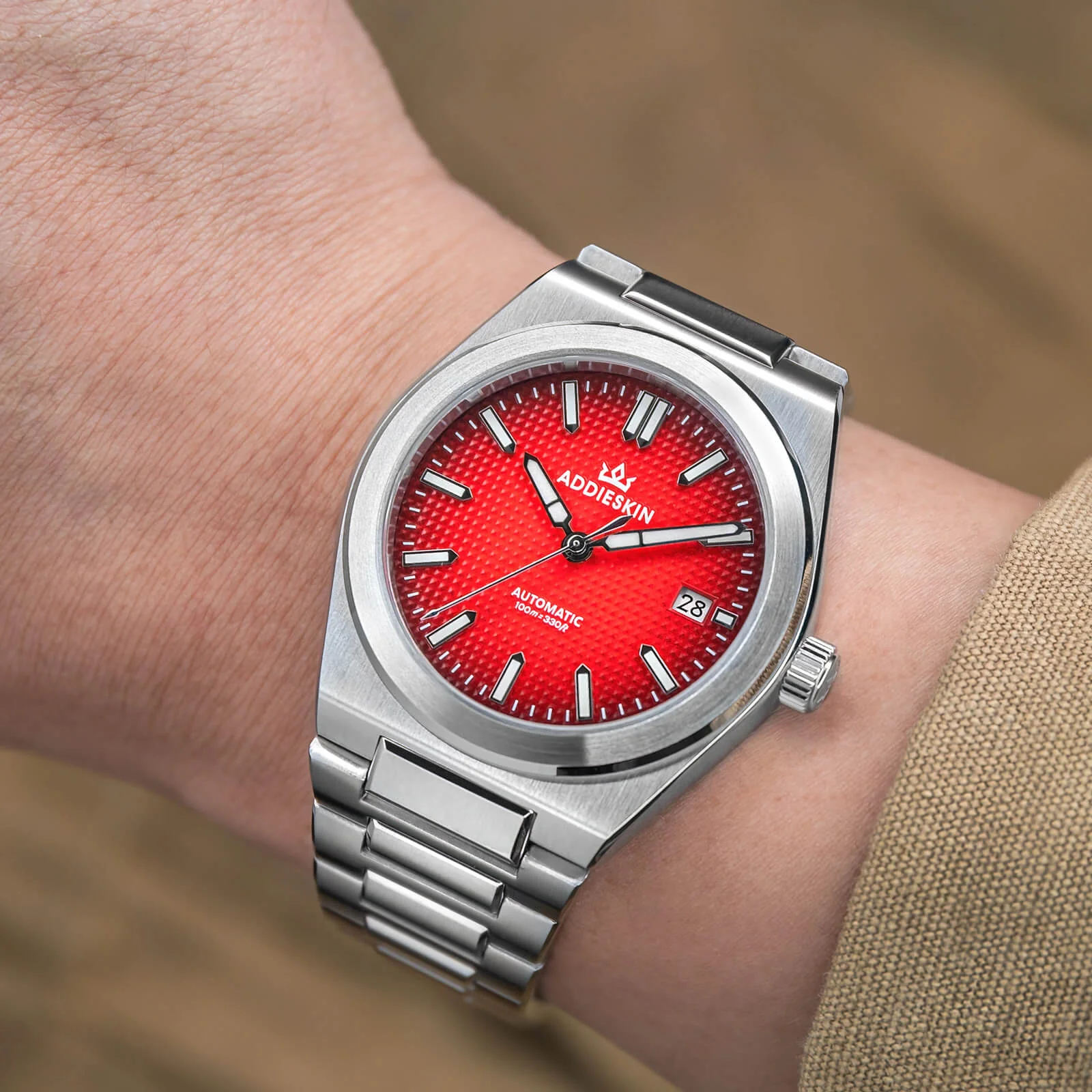 Orologio da uomo ADDIESKIN K004 "Waffle Elegance" automatico 9015 - Image 22