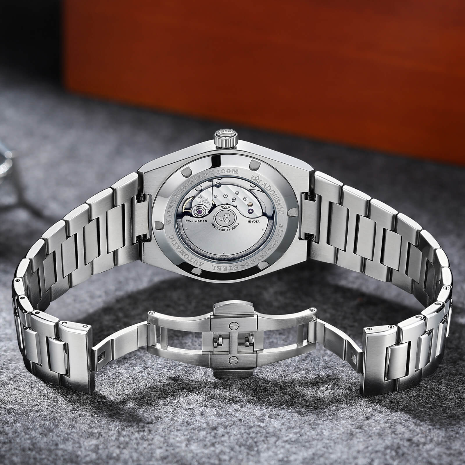 Orologio da uomo ADDIESKIN K004 "Waffle Elegance" automatico 9015 - Image 24