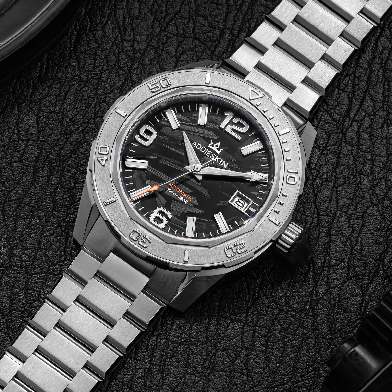 Orologio da uomo automatico AddiesKIN K007 “Carbon Luxe” con movimento 9015 - Image 10