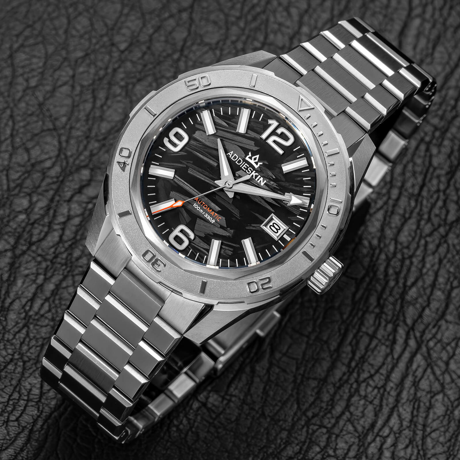 Orologio da uomo automatico AddiesKIN K007 “Carbon Luxe” con movimento 9015 - Image 11