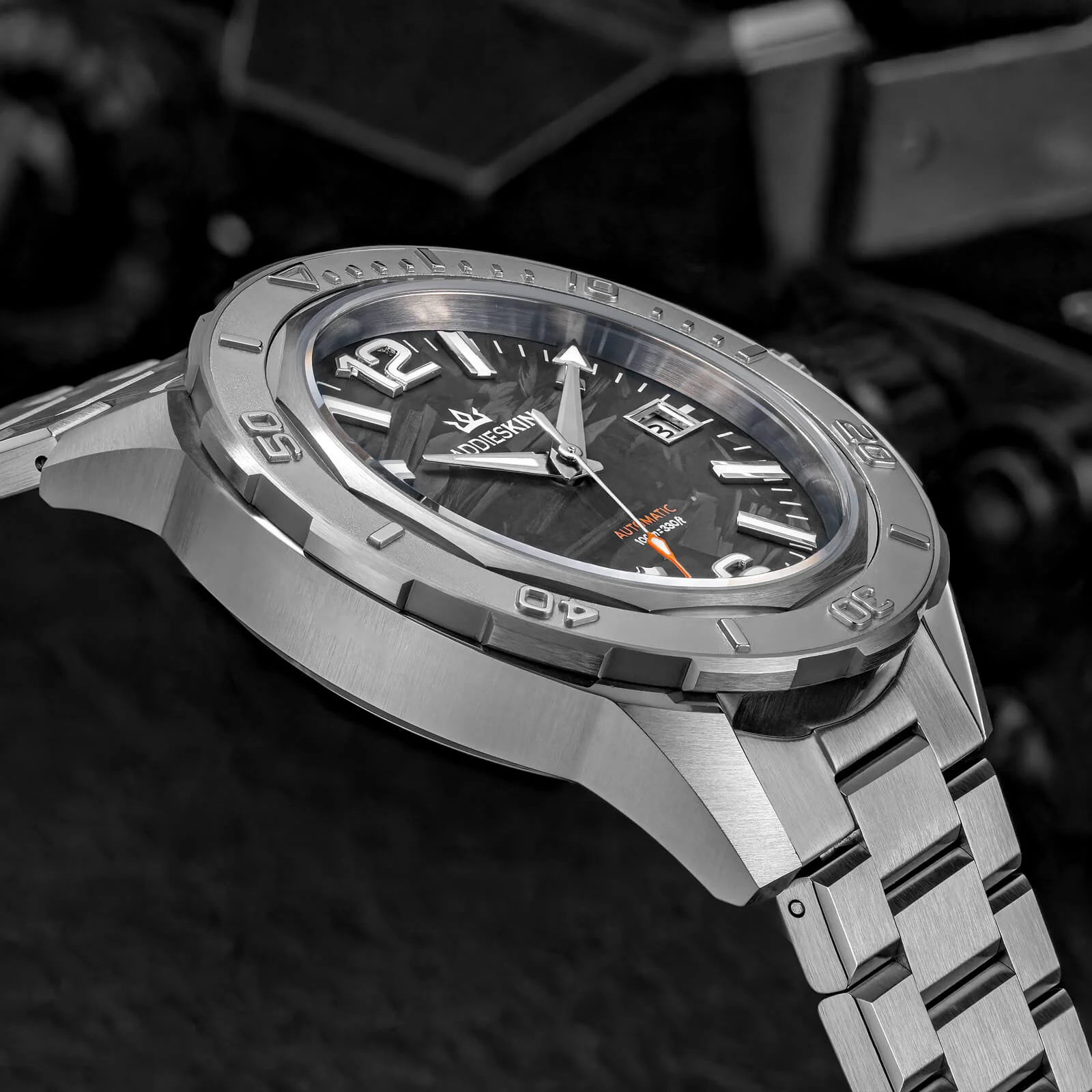 Orologio da uomo automatico AddiesKIN K007 “Carbon Luxe” con movimento 9015 - Image 12