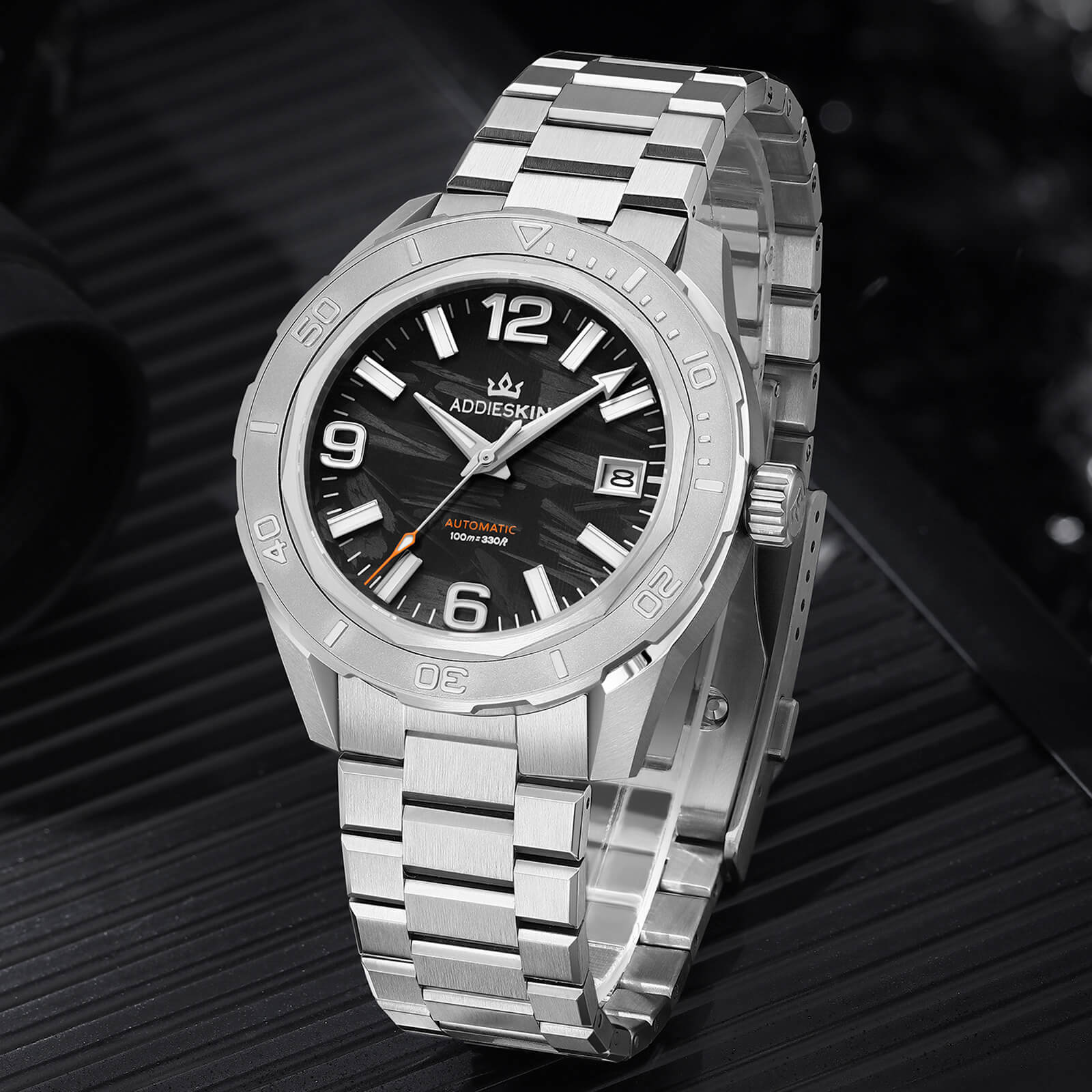 Orologio da uomo automatico AddiesKIN K007 “Carbon Luxe” con movimento 9015 - Image 3