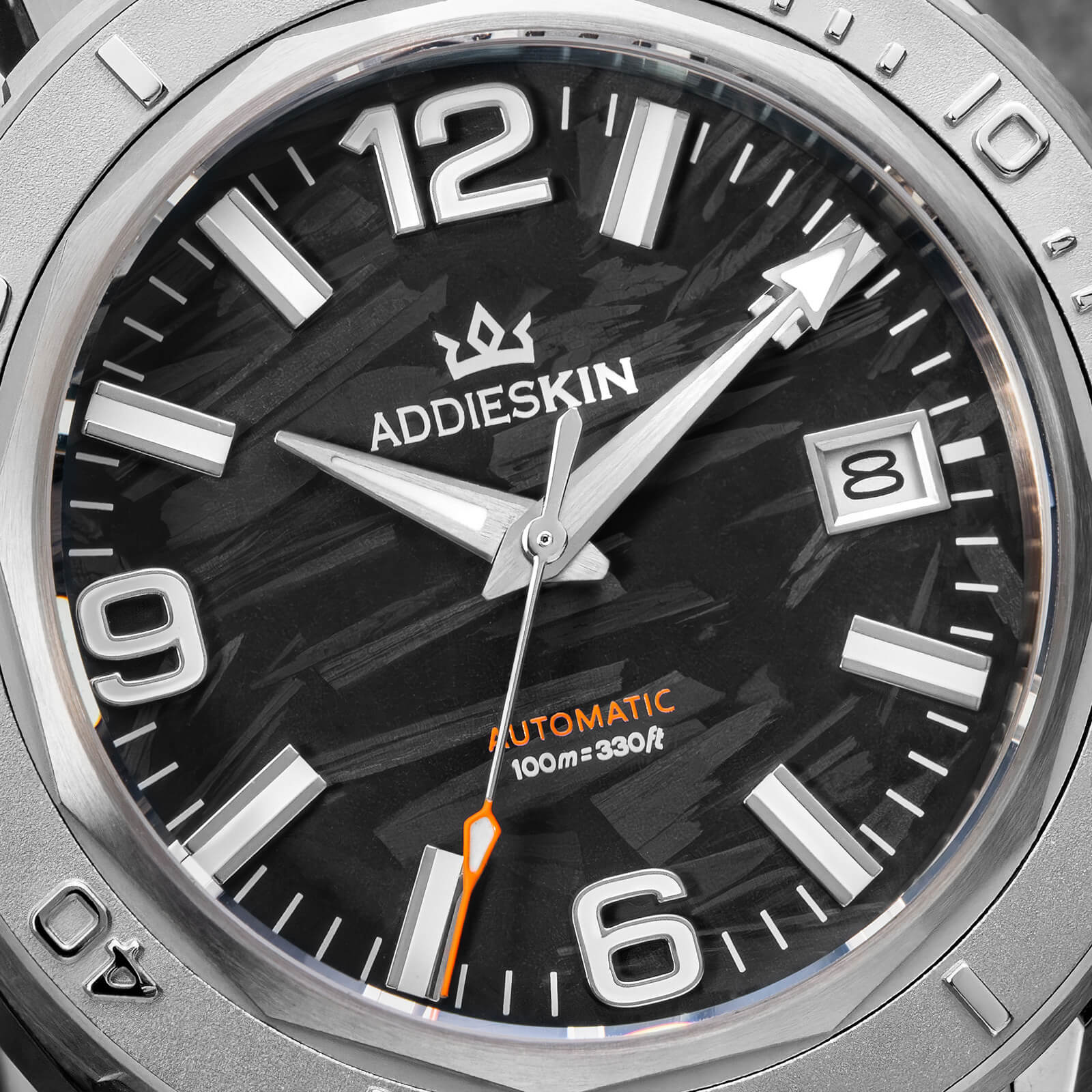 Orologio da uomo automatico AddiesKIN K007 “Carbon Luxe” con movimento 9015 - Image 5